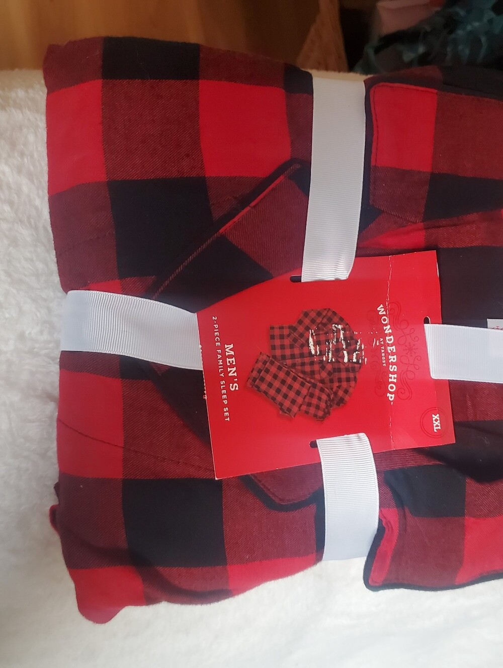 Wondershop Red and Black Buffalo Plaid Men's Pajama Set